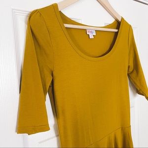 Mustard Yellow LuLaRoe Nicole